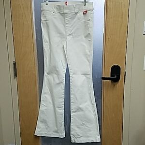 SPANX White Flare & Wide Leg Jeans